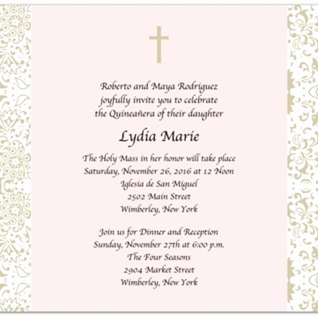 Quinceanera Invitation Wording Samples Lovely Quinceanos Invitations Wording Samples In Spanish