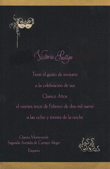 Quinceanera Invitation Wording Spanish Beautiful Venezuela Quinceanera Party Invitation