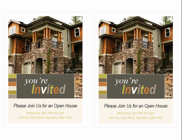 Real Estate Open House Invitation Inspirational Business Fice
