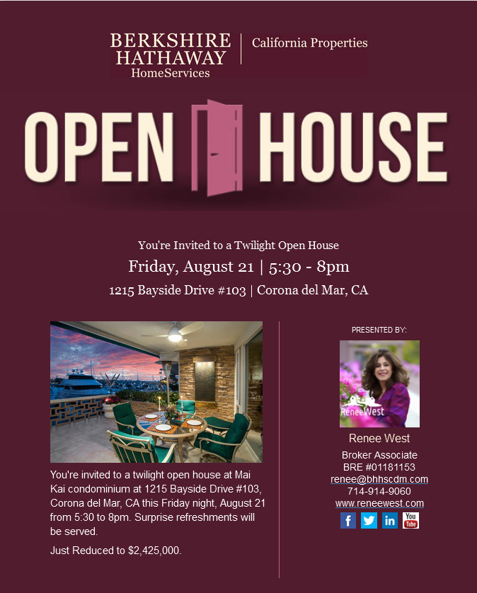 Real Estate Open House Invitation Unique You’re Invited to A Twilight Open House