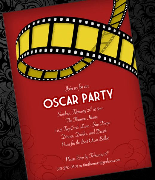 Red Carpet Invitation Template Inspirational Diy Oscar Party Invitation Template From Downloadandprint