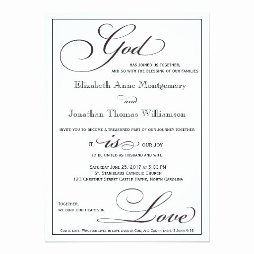 christian wedding invitations