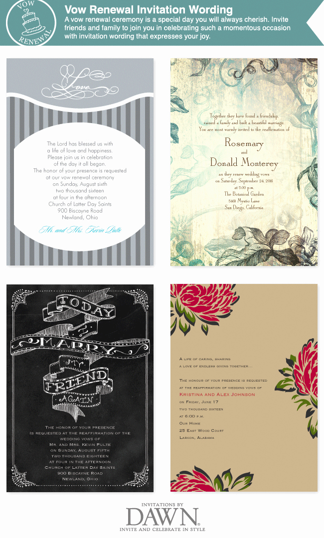 Renew Vows Invitation Wording Lovely Invitation Wording for Vow Renewal so Sweet