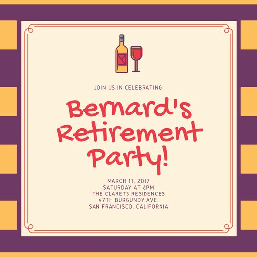 Retirement Party Invitation Card Luxury Customize 3 999 Retirement Party Invitation Templates