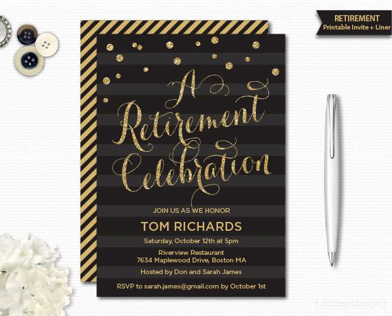 Retirement Party Invitation Ideas Luxury 17 Best Ideas About Retirement Party Invitations On