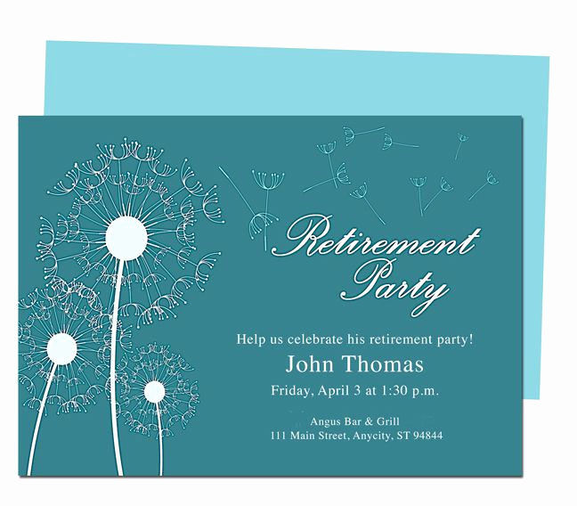 Retirement Party Invitation Template Best Of Winds Retirement Party Invitation Templates Diy Printable