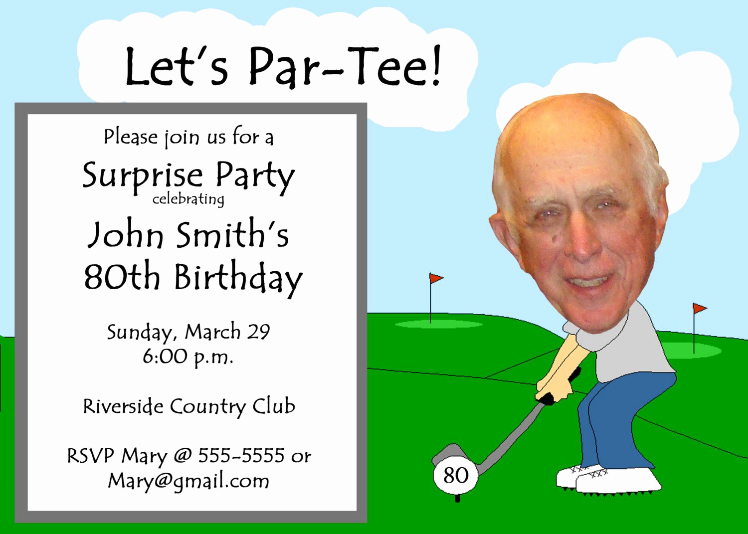 Retirement Party Invitation Wording Funny New Golf themed Funny Unique Retirement Invitation or 30th