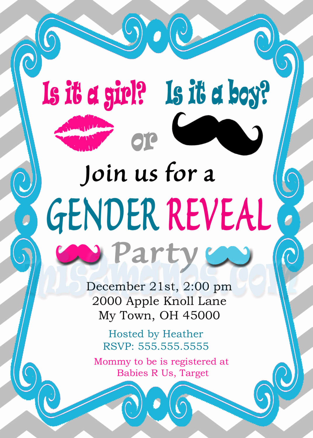 Reveal Party Invitation Ideas Luxury Gender Reveal Invitation Baby Shower Invites Printable Diy