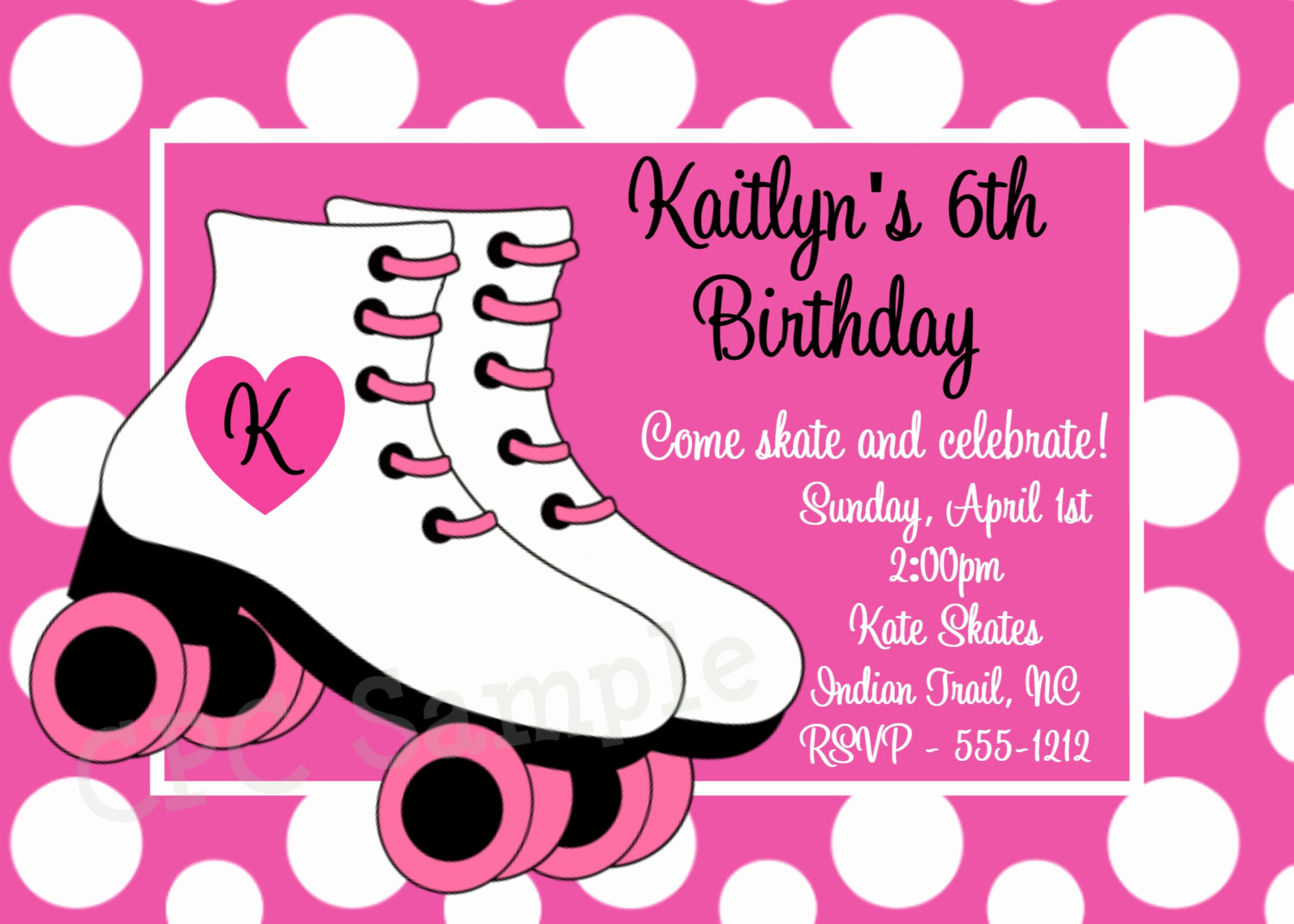 Roller Skate Invitation Template Best Of Free Printable Roller Skating Birthday Party Invitations