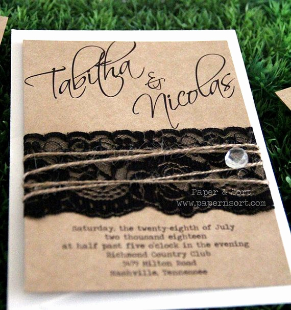 Rustic Wedding Invitation Sets Lovely 25 Best Ideas About Casual Wedding Invitations On