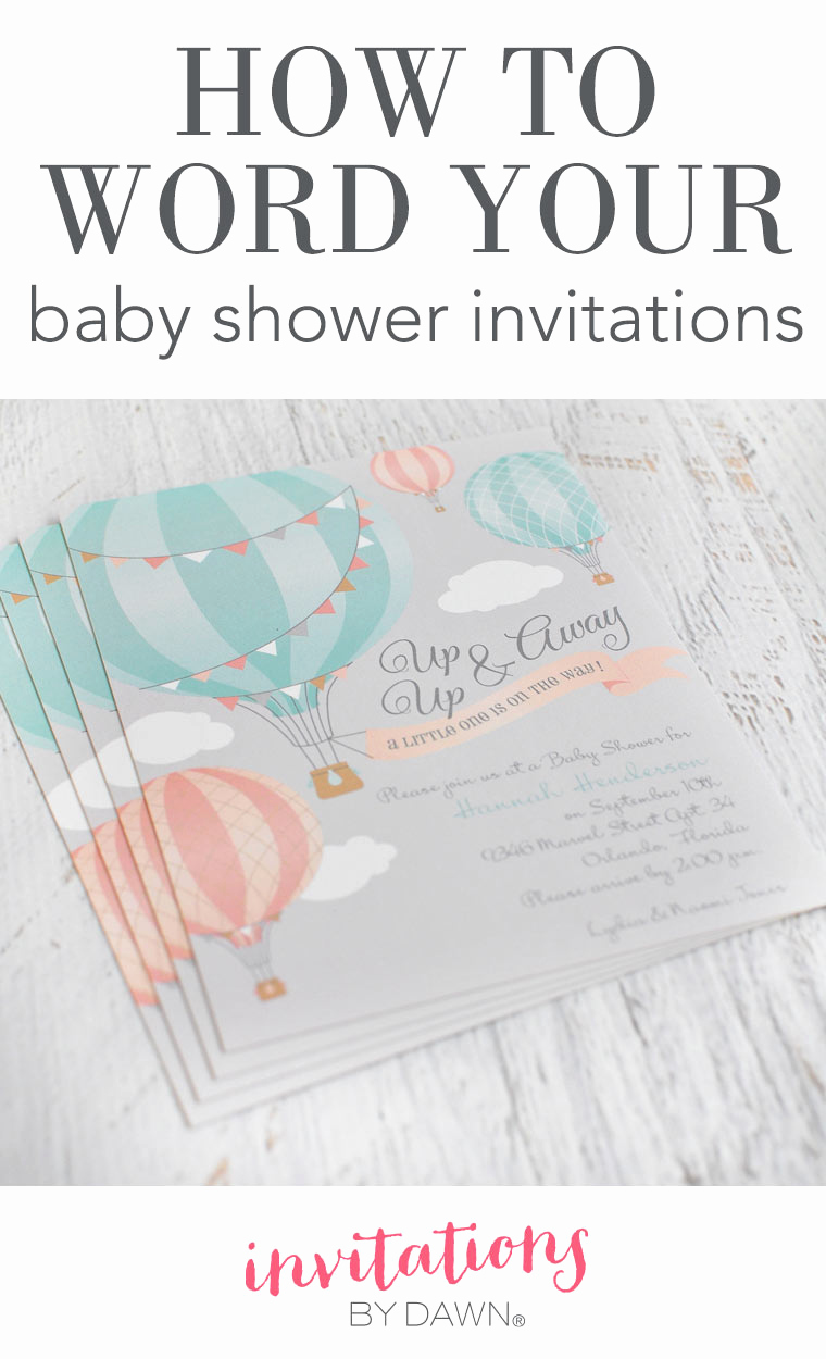 Sample Baby Shower Invitation Awesome How to Word Your Baby Shower Invitations