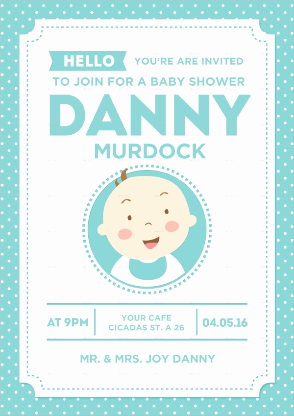 Sample Baby Shower Invitation Lovely 25 Sample Baby Shower Invitations Word Psd Ai Eps