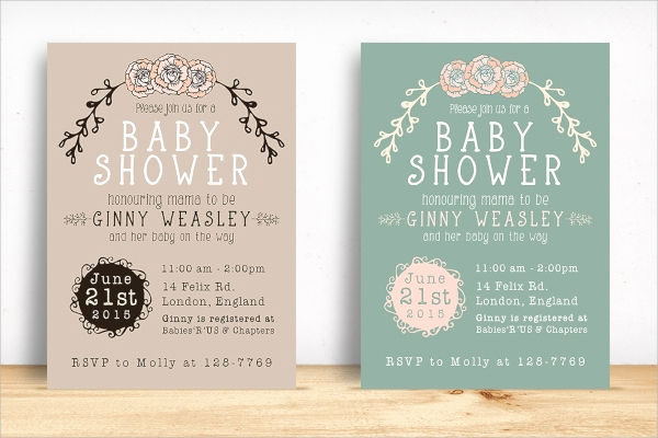Sample Baby Shower Invitation Lovely 25 Sample Baby Shower Invitations Word Psd Ai Eps