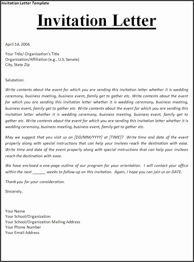 Sample Graduation Invitation Letter Unique Visa Invitation Letter for A Friend Letter Idea 2018 How