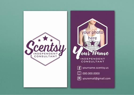 Scentsy Party Invitation Template Elegant Scentsy Business Card Scentsy Chevron Business Card by