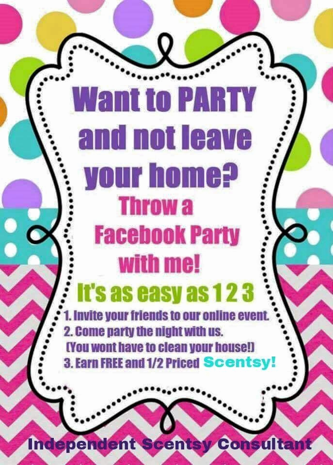 Scentsy Party Invitation Template Lovely Pin by Chandra Smyers On Tupperware Facebook In 2019