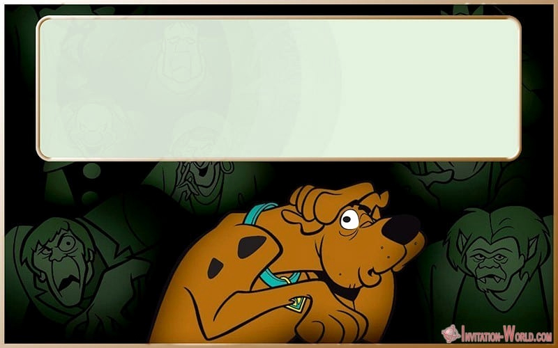 Scooby Doo Invitation Template Elegant Scooby Doo Birthday Invitation – Blank Templates