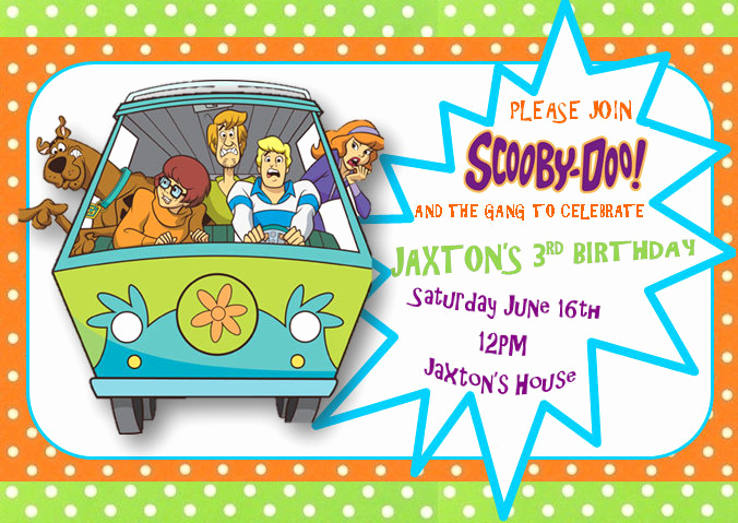 Scooby Doo Invitation Template New 1000 Images About Scooby Doo Party On Pinterest