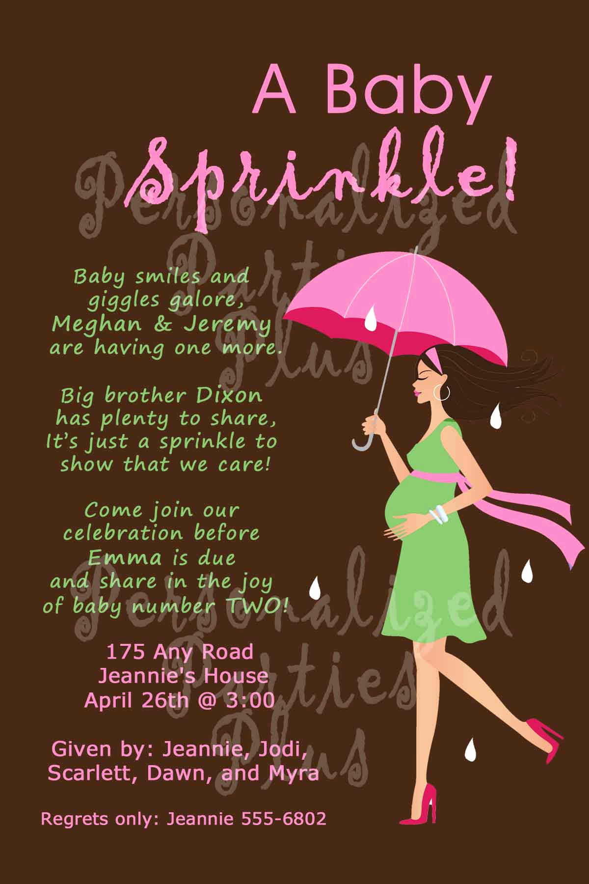 Second Baby Shower Invitation Wording Beautiful Baby Sprinkle Invitation for Second Baby