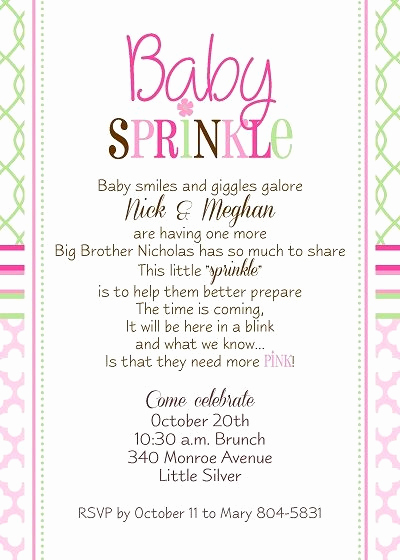 Second Baby Shower Invitation Wording Luxury Little Angel Announcements &amp; Invitationsbaby Sprinkle