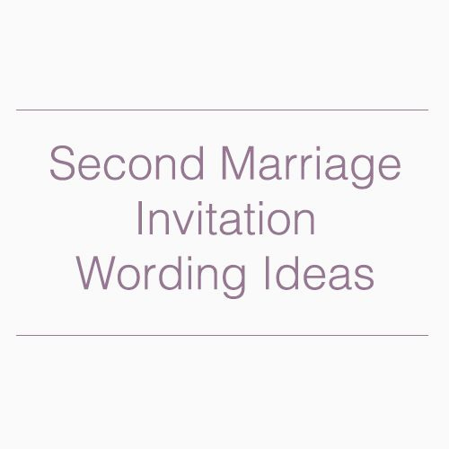 Second Marriage Invitation Wording Elegant Second Wedding Invitations Wedding Invitation Wording and