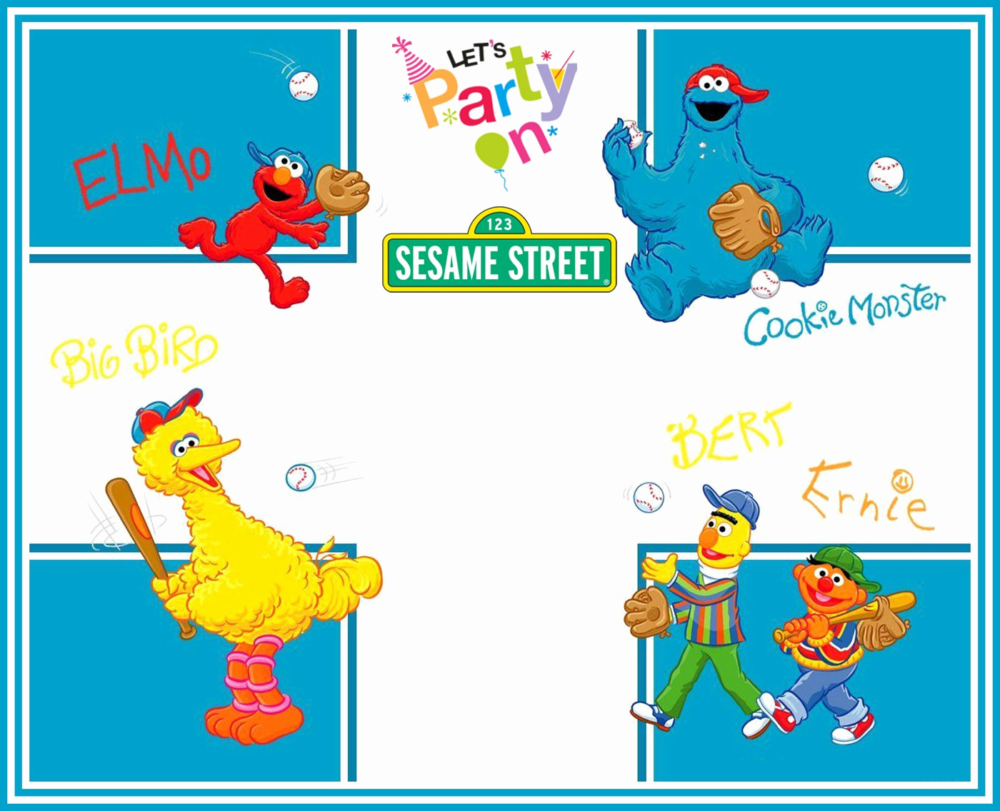 Sesame Street Invitation Templates New Free Printable Sesame Street Invitation Templates