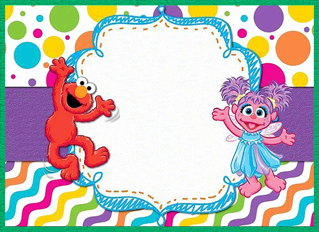 Sesame Street Invitation Templates Unique Free Printable Sesame Street Invitation Templates