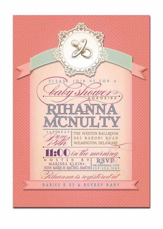 Shabby Chic Baby Shower Invitation Elegant Vintage Baby Shower Invitation Rustic Shabby Chic Bridal