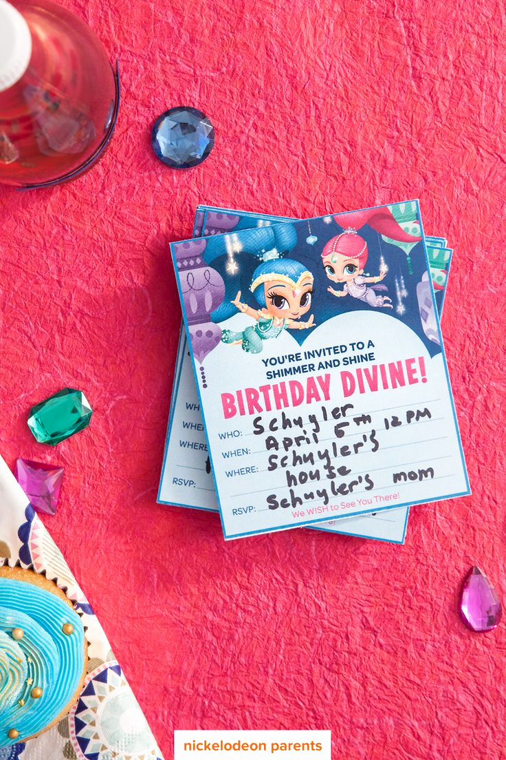 Shimmer and Shine Invitation Template Unique 80 Best Images About Shimmer and Shine Birthday Party