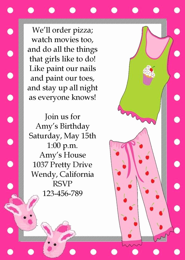 Slumber Party Invitation Ideas Awesome 25 Best Ideas About Slumber Party Invitations On
