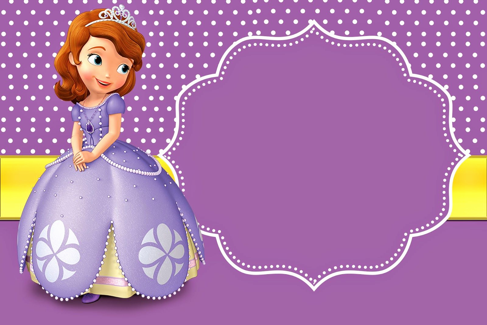 Sofia the First Invitation Templates Best Of sofia the First Free Printable Invitations