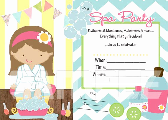 Spa Party Invitation Template Free New Need An Invitation Fast Try This Fill In the Blank Spa