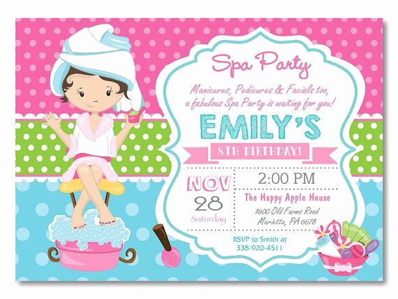 Spa Party Invitation Wording Elegant Best 25 Spa Party Invitations Ideas On Pinterest