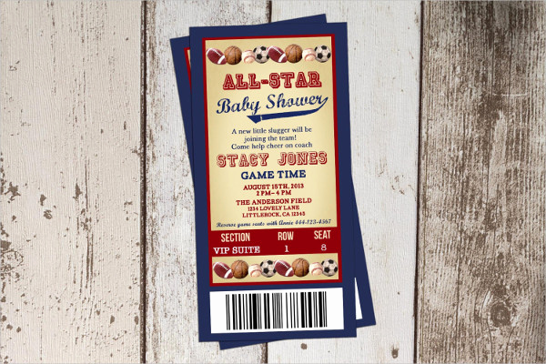 Sports Ticket Invitation Template Free Beautiful 18 Printable Ticket Templates Psd Ai Indesign