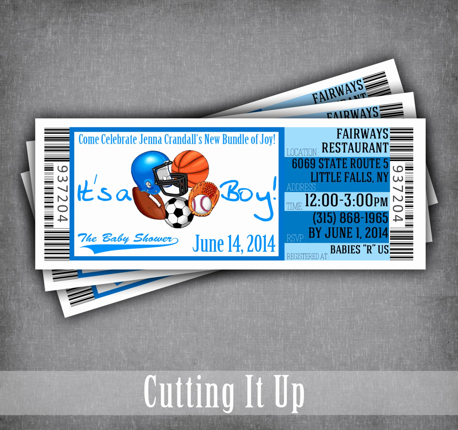 Sports Ticket Invitation Template Free New All Star Baby Shower Ticket Invitation It S A Boy Sports