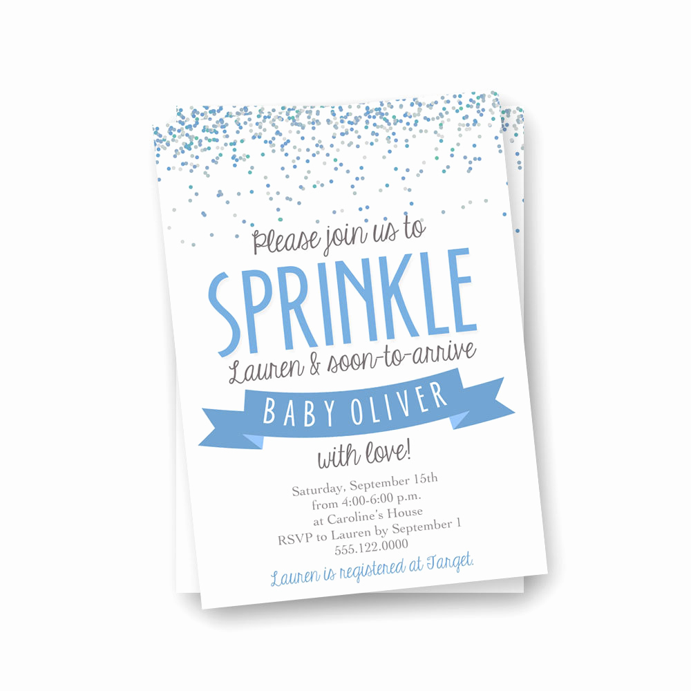 Sprinkle Baby Shower Invitation Wording Best Of Baby Sprinkle Invitation Baby Shower Invitation Boy