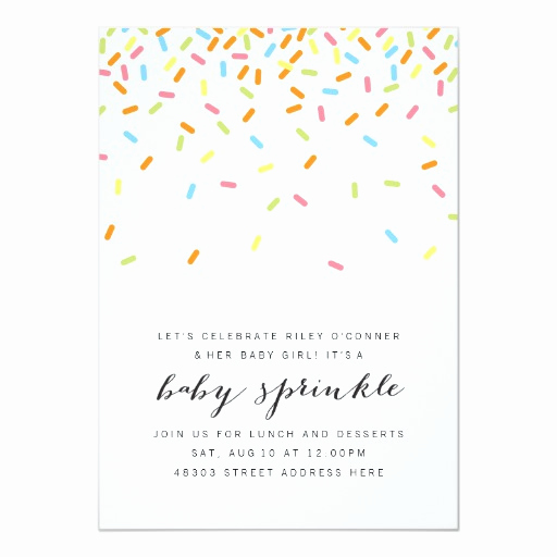 Sprinkle Shower Invitation Wording Inspirational Sweet Baby Sprinkle Invite