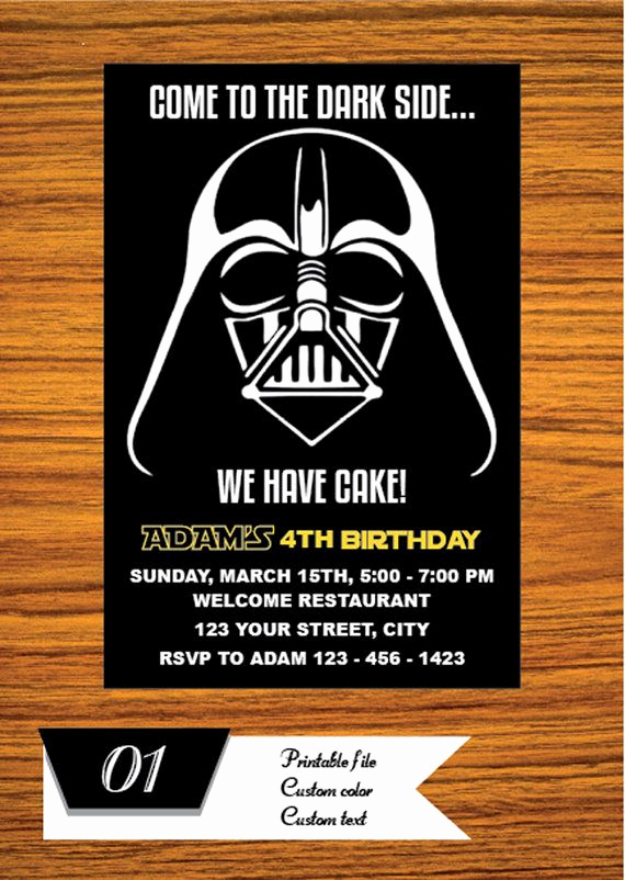 Star Wars Party Invitation Template New Best 25 Star Wars Invitations Ideas On Pinterest