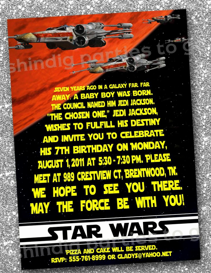 Star Wars Party Invitation Templates Inspirational Star Wars Birthday Invitations Templates Free
