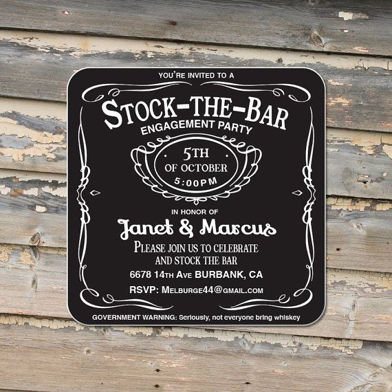 Stock the Bar Invitation Elegant 33 Best Ideas About Stock the Bar Shower On Pinterest