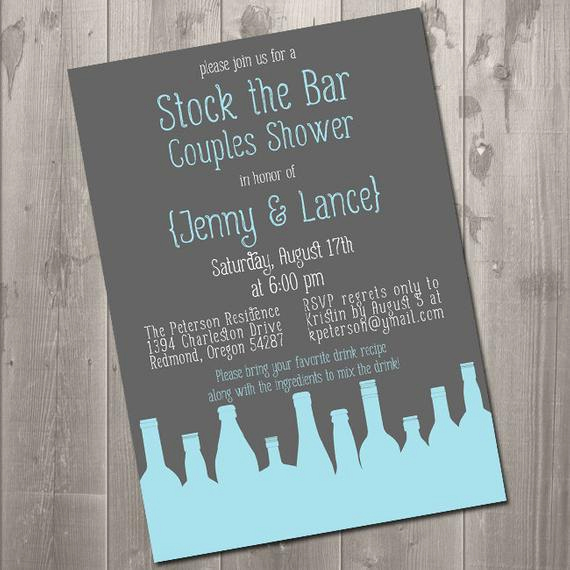 Stock the Bar Invitation Inspirational Unavailable Listing On Etsy