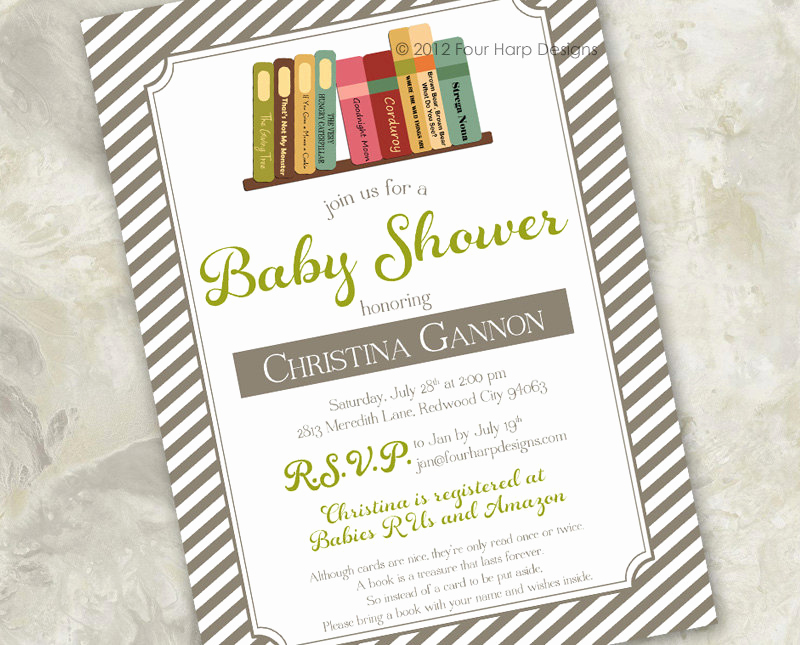 Storybook Baby Shower Invitation Wording Inspirational Storybook Baby Shower Invitations