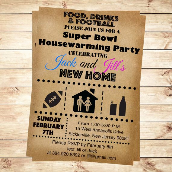 Super Bowl Invitation Ideas Awesome 1000 Ideas About Housewarming Party Invitations On