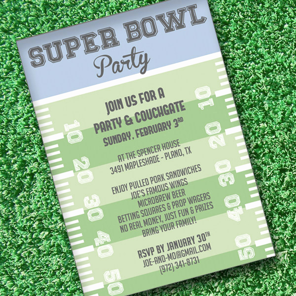 Superbowl Party Invitation Template Best Of Super Bowl Invitation Template – Download &amp; Print