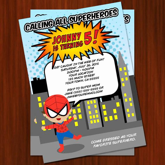 Superhero Birthday Invitation Wording Beautiful Super Hero Birthday Invitation Printable Diy