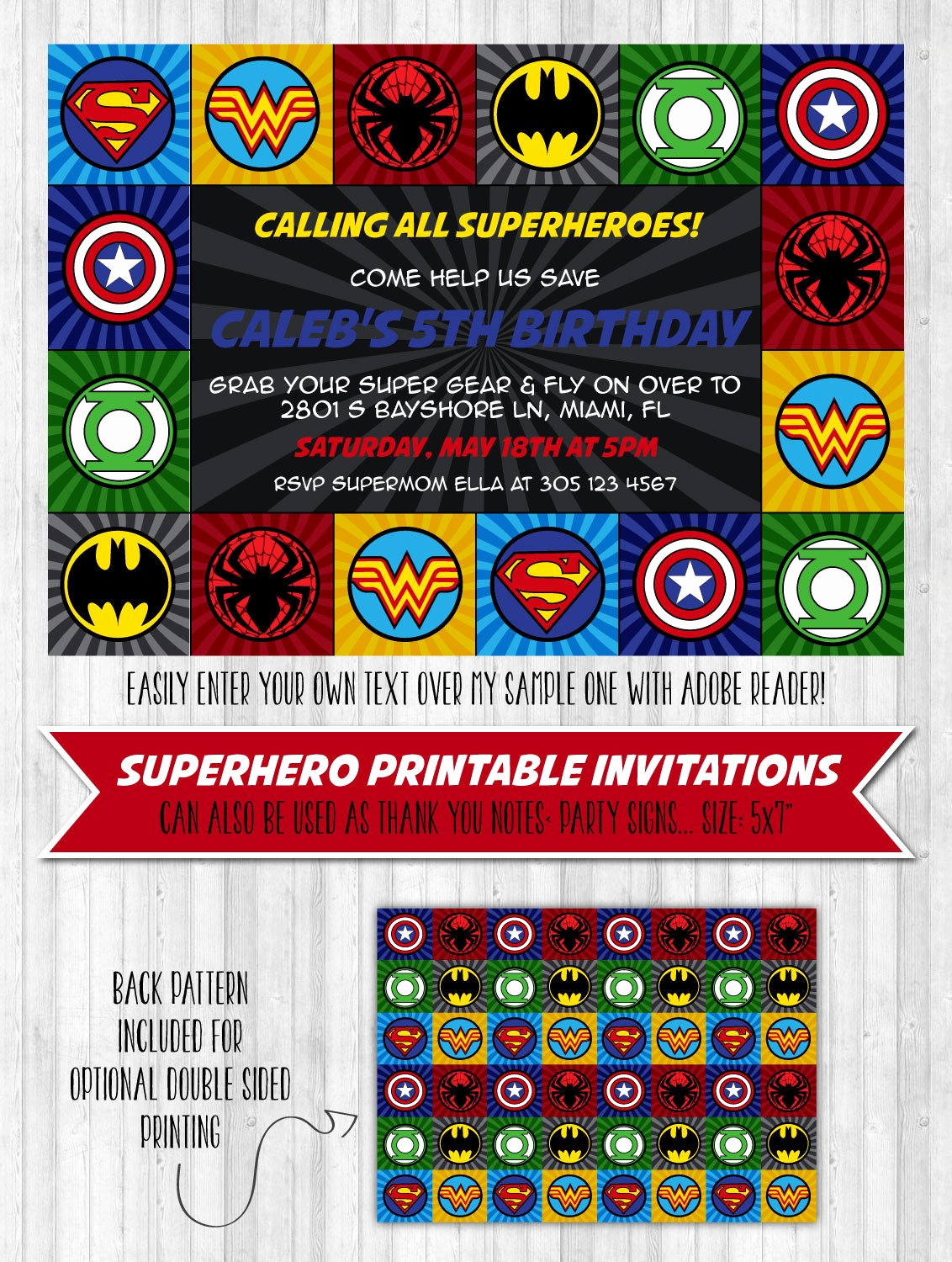 Superhero Birthday Invitation Wording Lovely Superhero Party Invitation – Wonderbash