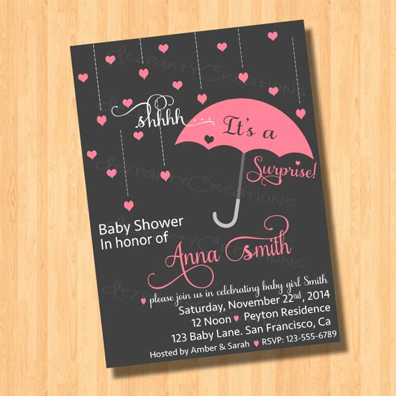 Surprise Baby Shower Invitation Elegant Surprise Baby Shower Invitation Printable by