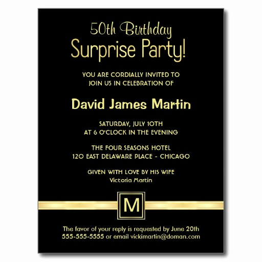 Surprise Birthday Invitation Wording Fresh Surprise 50th Birthday Party Invitations Wording