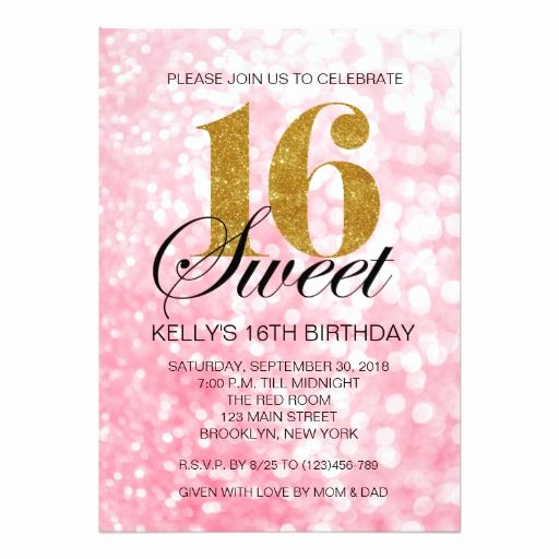 Sweet Sixteen Invitation Ideas Inspirational 17 Best Sweet 16 Invitations Images On Pinterest