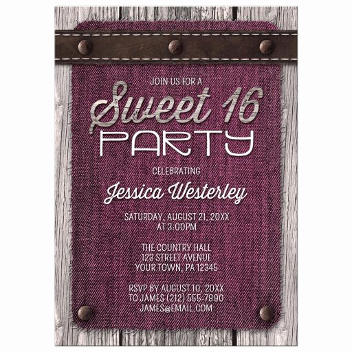 Sweet Sixteen Invitation Templates Inspirational Sweet 16 Invitation Wording